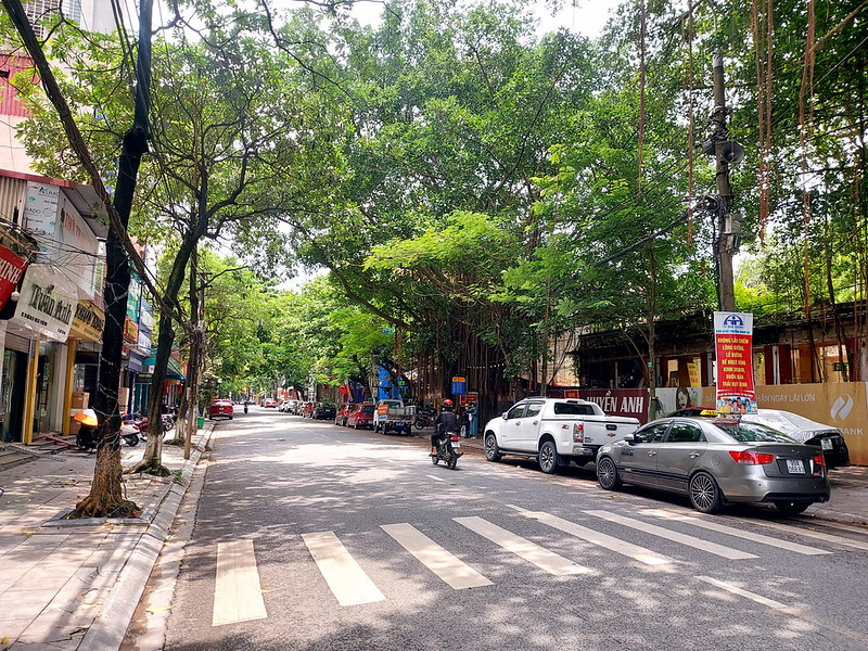 Οδός με δέντρα στο BAC Ninh